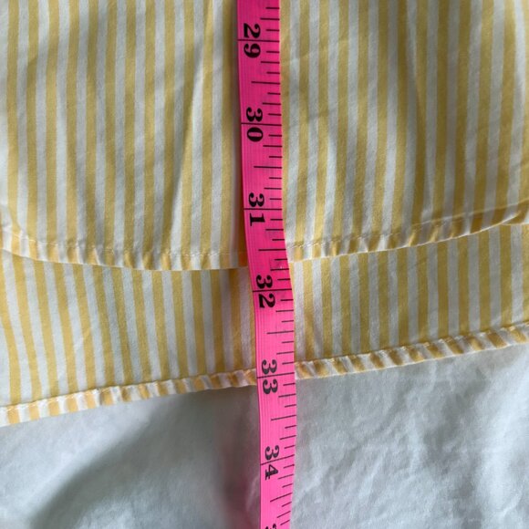 Tommy Hilfiger Men's Long-Sleeve Yellow/White Striped Button Down Size XXL - Picture 6 of 7